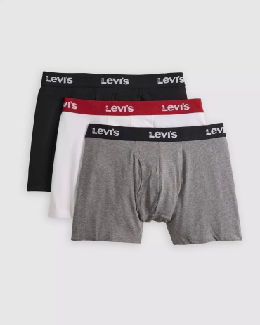 Боксеры Levis серый, белый