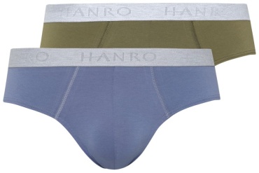 Брифы HANRO голубой, оливковый