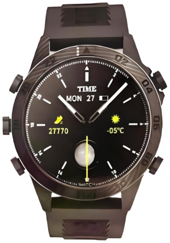 Smart Watch GS CARBON 47 мм черный-черный