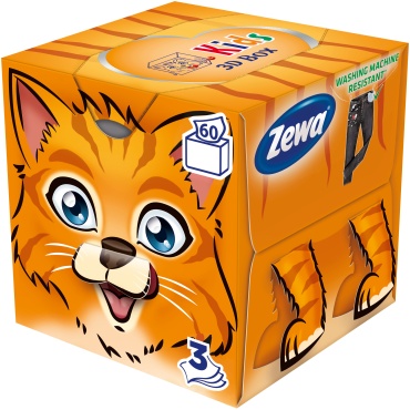 Бумажные салфетки Zewa Kids 60 шт