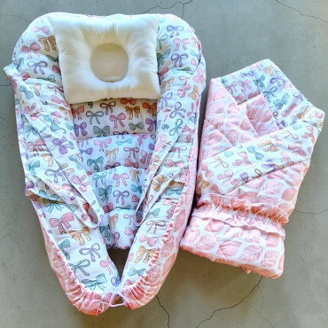 Комплект Baby розовый, коралловый