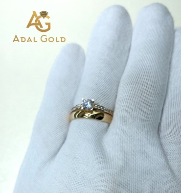 ADAL GOLD ADG_NC107-064 размер 18 вес 1.72 г золото, фианит