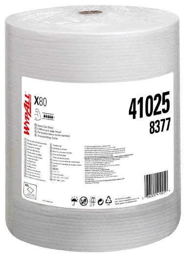 Тряпка универсальная Kimberly Clark WypAll X80 8377 1 шт, целлюлоза, полипропилен