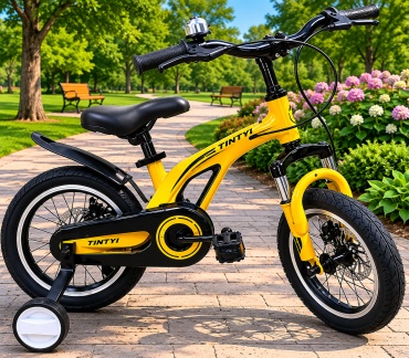 Велосипед AmiVi Tinyti DS 2026 8 дюймов желтый