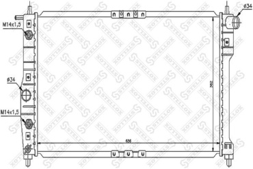 Stellox радиатор АКПП 10-25146-SX