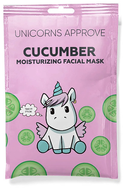 Маска для лица UNICORNS APPROVE тканевая Cucumber 1 шт