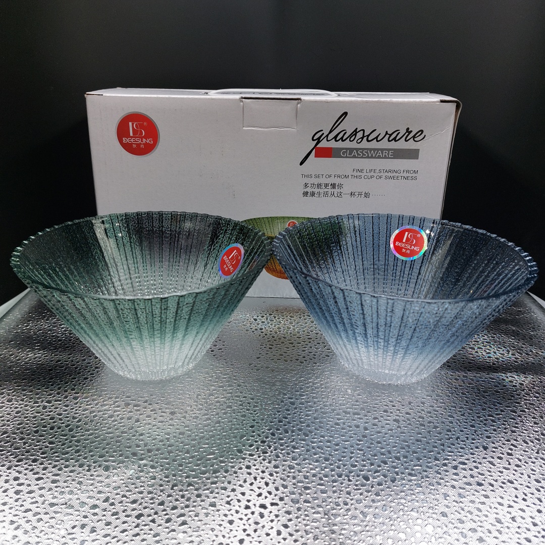 Салатник GLASS WARE 15х15 см, стекло, 2 шт