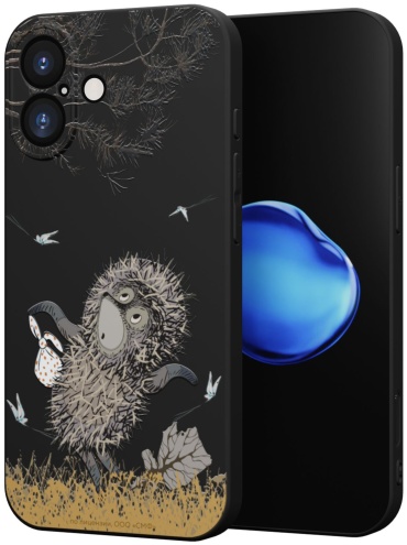 Чехол Mcover для Apple iPhone 16 рисунок