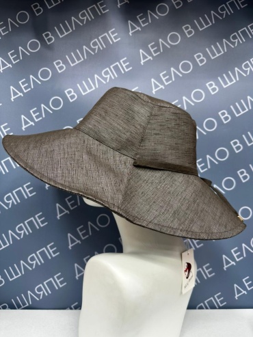 Шляпа HLG-Brand размер 57, 58, 59, 60, коричневый