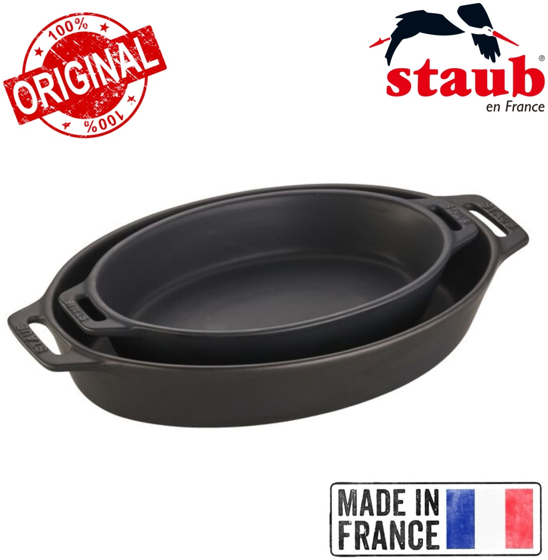 Staub форма Ovenware Black Matte, керамика