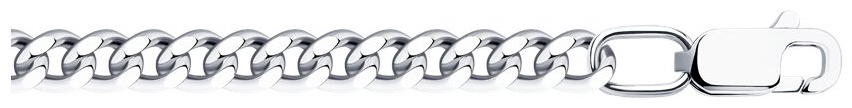Diamant V57741 длина 50 см, вес 15.49 г серебро, плетение панцирное