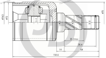 JD ШРУС JCN0189