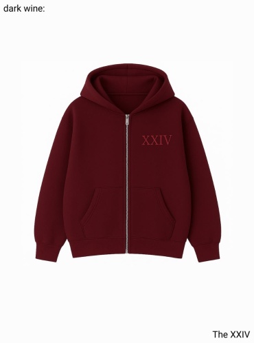 Худи XXIV бордовый