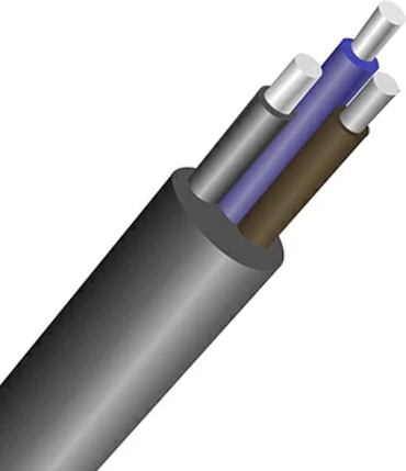Кабель АсВВГ Пнг(А)-LS 3x2.5, 1 м