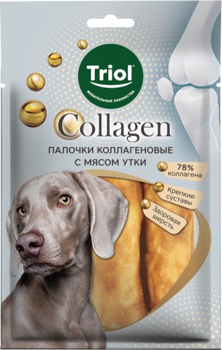Triol Collagen Палочки коллагеновые с мясом утки 80 г