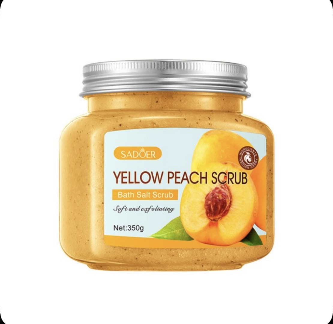 SADOER скраб Yellow peach scrub для тела 350 мл