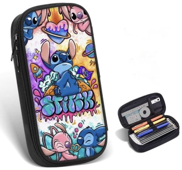 Пенал Stitch Garden Stitch, застежка молния, мультиколор