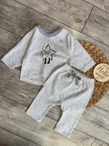 Комплект Twins Textile серый