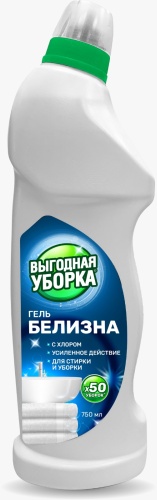 Гель Выгодная уборка Белизна-гель 750 мл 0.75 л