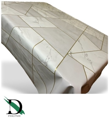 Скатерть DAMSKO evolution Мрамор 600x140 см, ПВХ, 1 шт