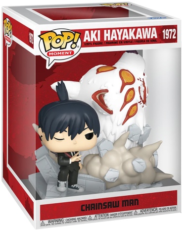 Funko Фигурка Funko POP! Moment Chainsaw Man Aki Hayakawa (Fox Devil) (1972) по мотивам аниме "Человек-бензопила". 16 см 1 шт