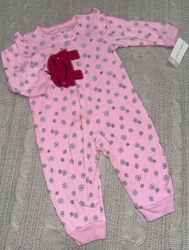 Комбинезон carters love бордовый, розовый