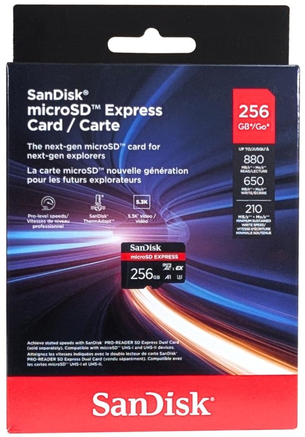 Карта памяти SanDisk microSD SDSQXFN-256G-GN4NN 256 Гб