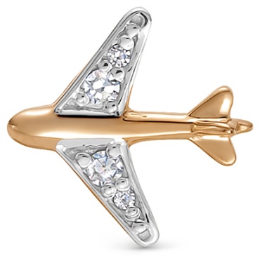 Накрутка Vesna Jewelry для ушей вес 0.63 г золото, бриллиант