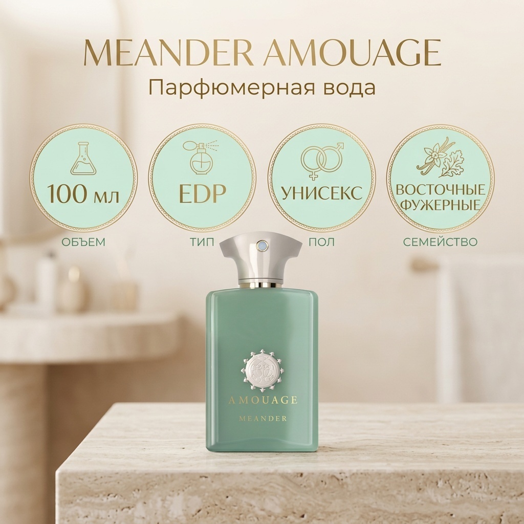 Amouage Meander парфюмерная вода EDP 100 мл, унисекс