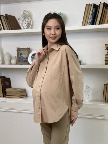 Рубашка Sweetmama.kz бежевый