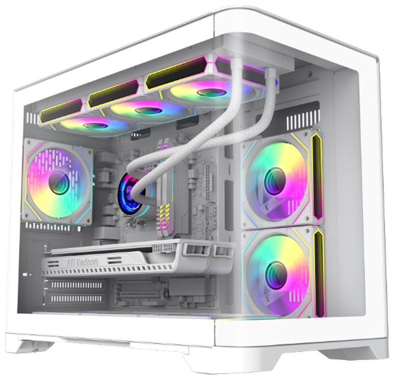 Корпус Game Max HYPE-M White белый