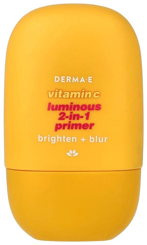 Derma E праймер с витамином C для сияния, 2 в 1, для всех типов кожи, 30 мл основа под макияж для лица 30 г