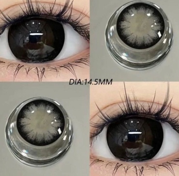 Контактные линзы OVOLOOK Big eye Black -2.75 кривизна 8.5 на год 2 шт