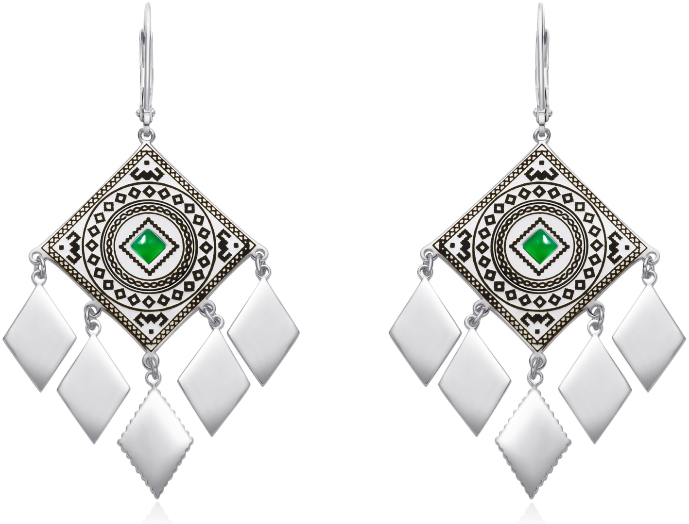 Серьги KHANS 1873 S вес 9 г серебро, фианит