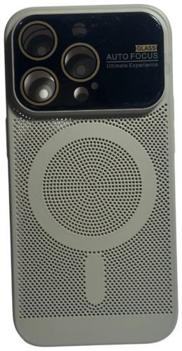 Чехол Auto Focus для Apple iPhone 14 Pro темно-серый
