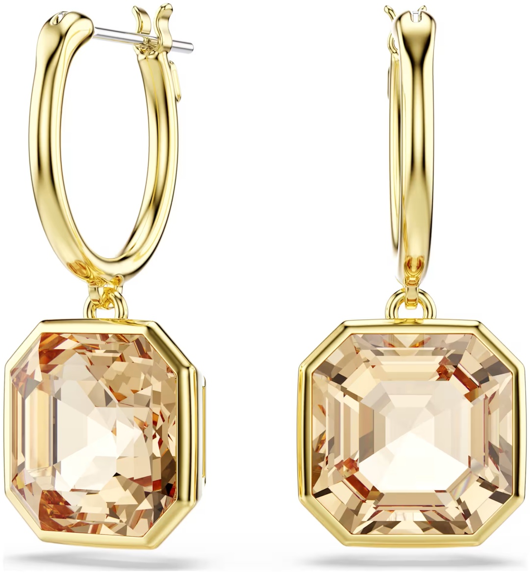 Серьги Swarovski бижутерный сплав, кристаллы Swarovski