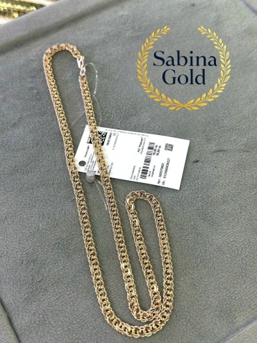 Sabina Gold SEP-SBN-329 длина 60 см, вес 11.33 г золото, плетение бисмарк