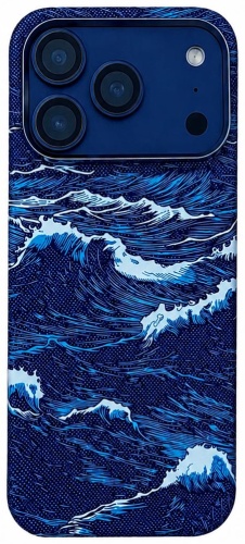 Чехол 1MORE для Apple iPhone 17 Pro Max синий