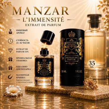 MANZAR L’Immensite экстракт духов Extrait de Parfum 35 мл, для мужчин