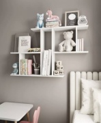 Полка 668805504, 111х17.6x67 см, белый