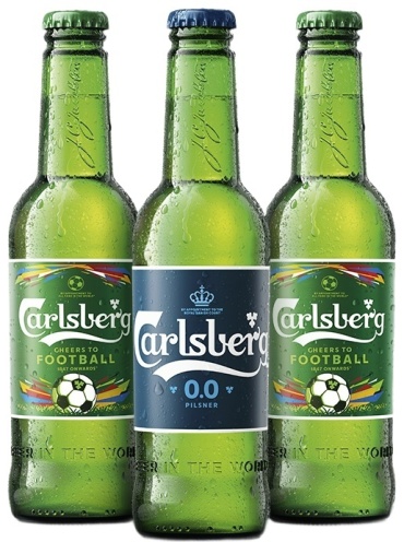 Carlsberg пиво светлое 5% 0.45 л 2 шт + Carlsberg пиво светлое безалкогольное 0.45 л 1 шт