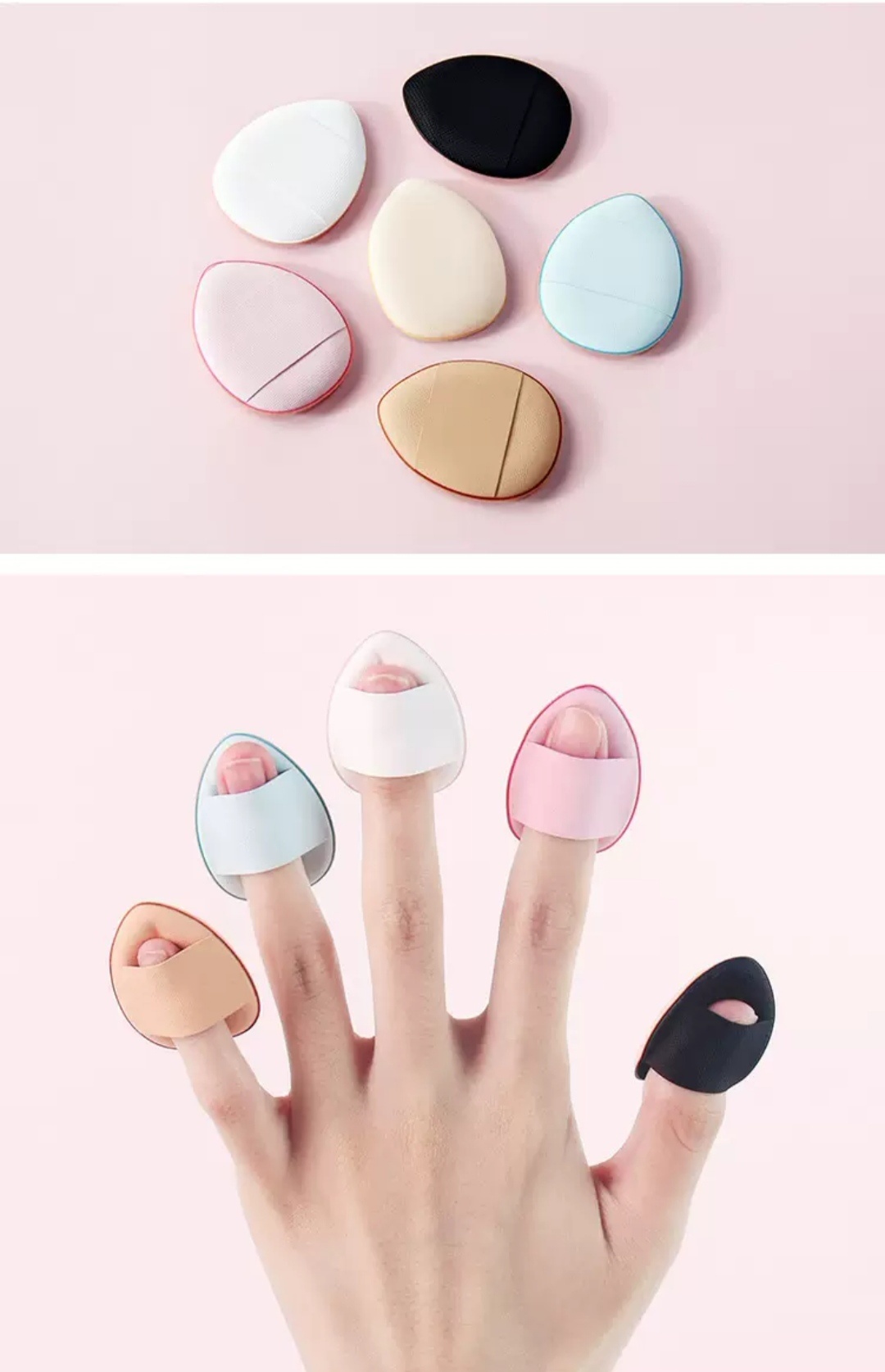107beauty спонж плоский латекс 6 шт
