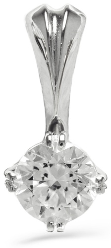 Подвеска PLATINA 03-0185-00-501-1120-38 вес 1 г золото, фианит Swarovski