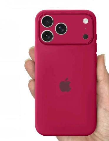 Чехол для Apple iPhone 17 Pro бордовый