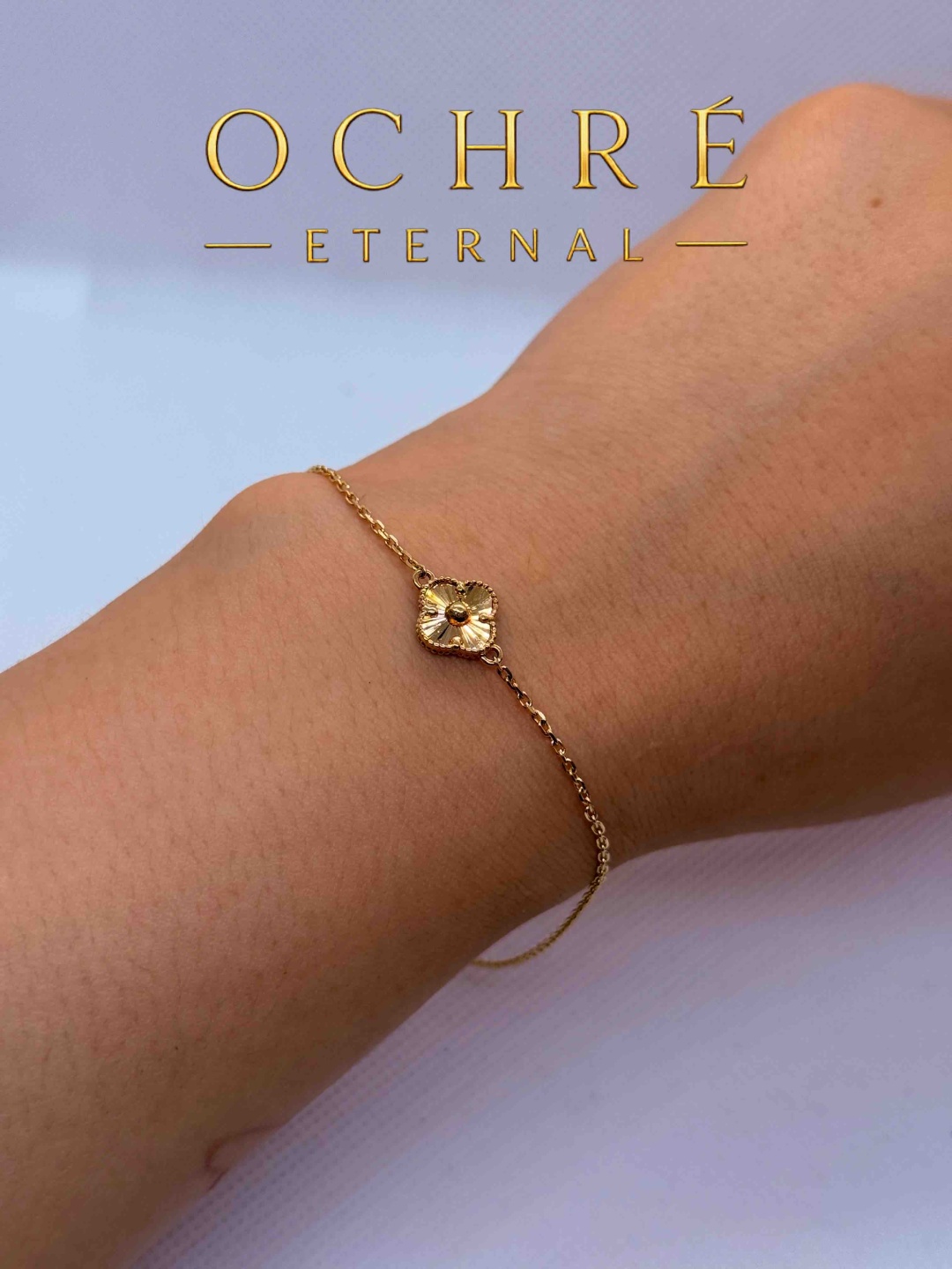 Ochré Eternal A17 длина 25 см, вес 2.41 г золото, плетение якорное