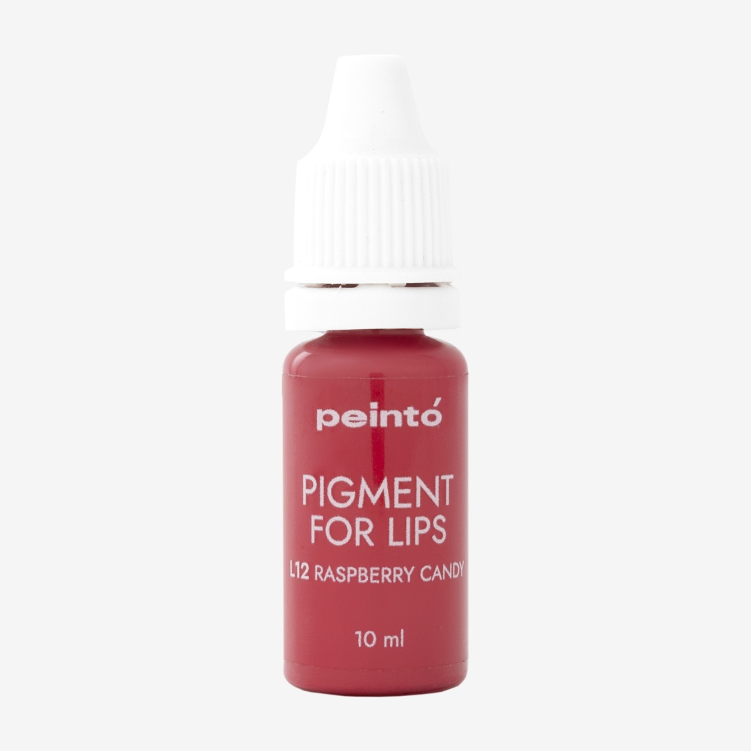 Peinto для губ L12 Raspberry Candy пигмент розовая фуксия 10 мл