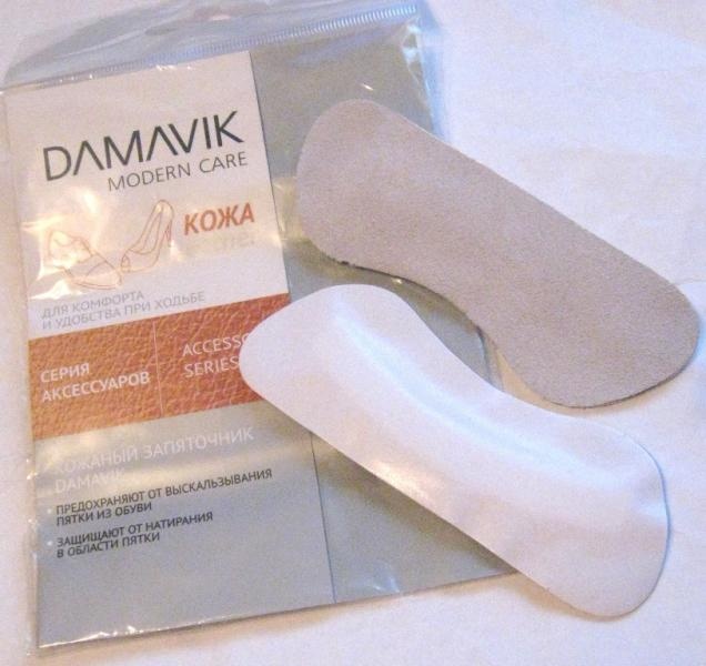 Damavik запяточник кожаные вставки за пятку размер универсальный, классические