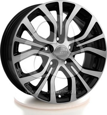 K&K КС736 Алмаз черный 67.1 6.5x16/5x114.3 D67.1 ET41 4 диска черный, серебристый, графит