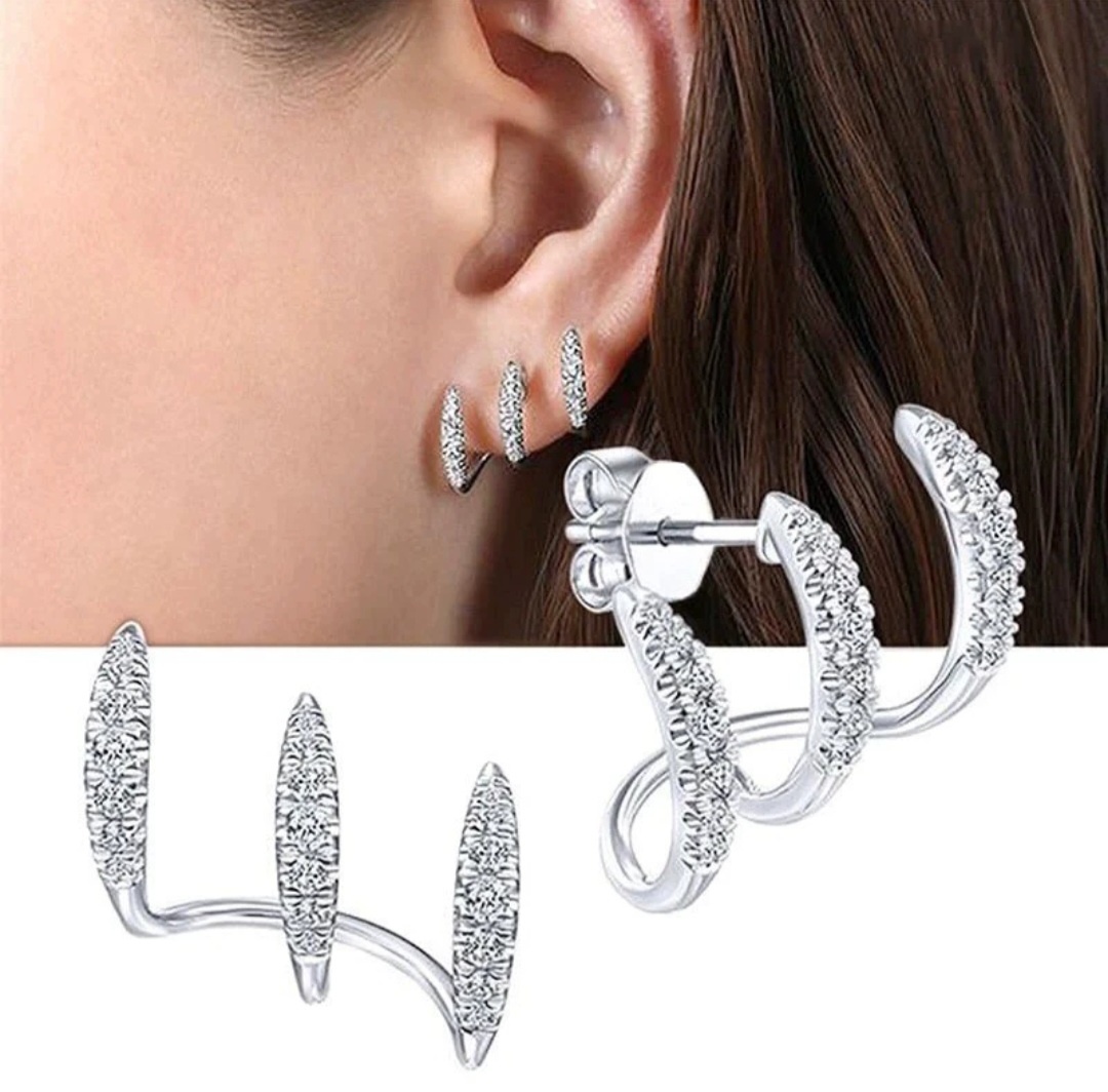 Серьги LAREY бижутерный сплав, стразы