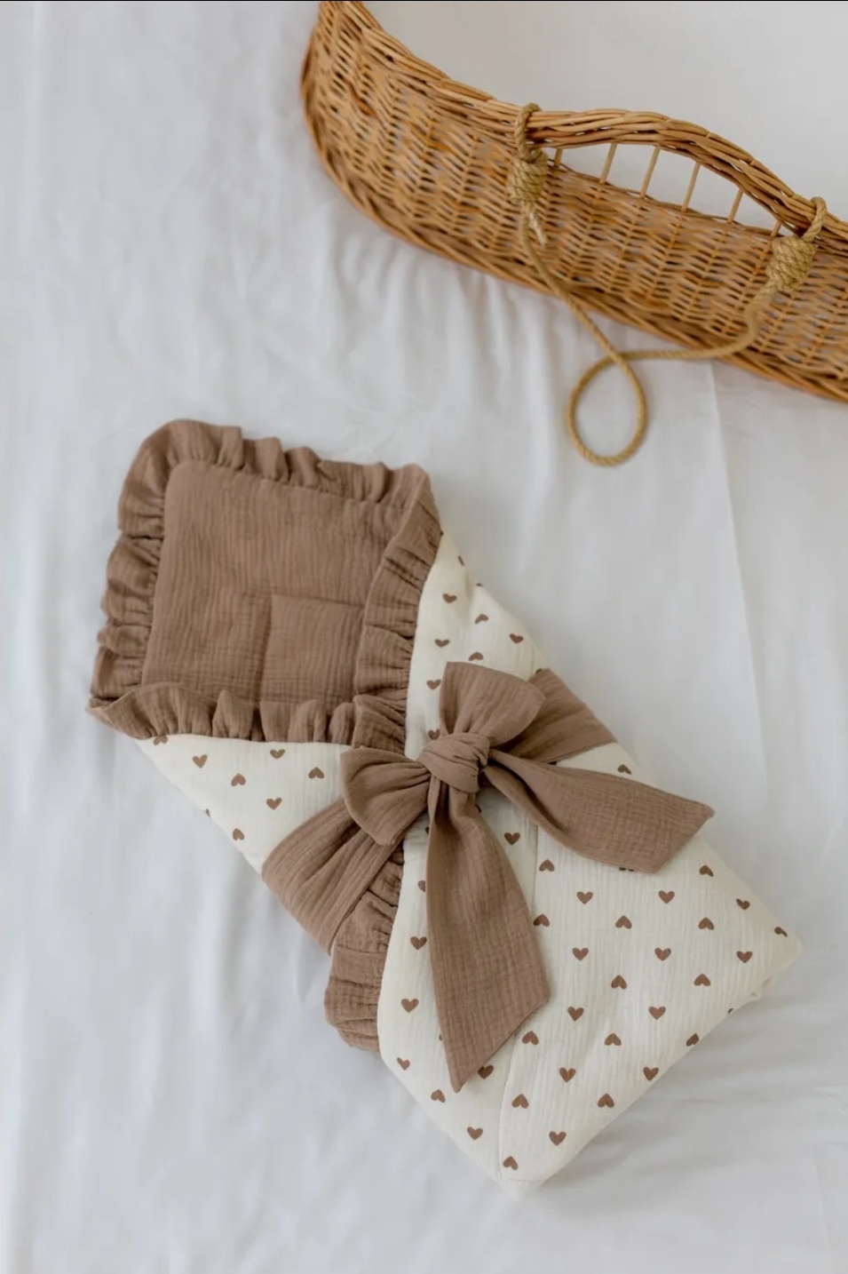 Конверт-одеяло LAVbaby Textile коричневый, бежевый